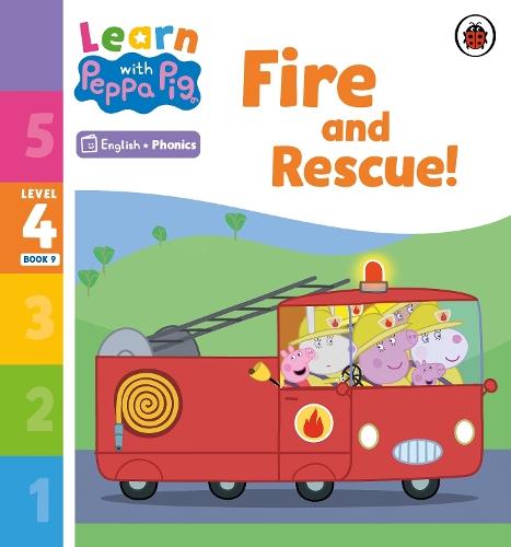 Learn with Peppa Phonics Level 4 Book 9 – Fire and Rescue! (Phonics Reader)  by Peppa Pig at Abbey's Bookshop, 