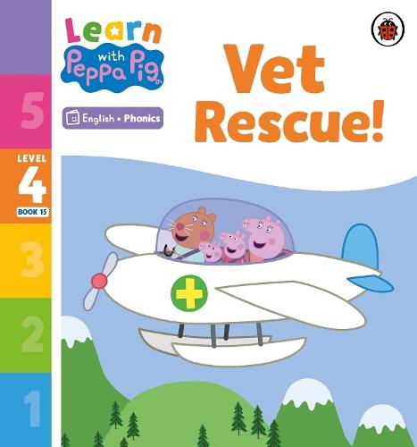 Learn with Peppa Phonics Level 4 Book 15 – Vet Rescue! (Phonics Reader)  by Peppa Pig at Abbey's Bookshop, 