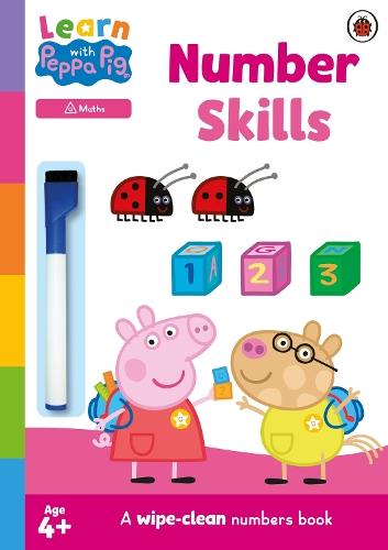Learn with Peppa: Number Skills: A wipe-clean numbers book  by Peppa Pig at Abbey's Bookshop, 