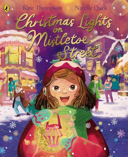 Christmas Lights on Mistletoe Street  by Kate Thompson at Abbey's Bookshop, 
