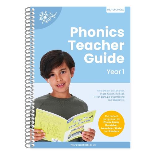 Phonics Teacher Guide Year 1: The Foundations of Phonics, Engaging Activity Ideas, Lesson Plans, Progress Tracking and Assessment  by Phonic Books at Abbey's Bookshop, 