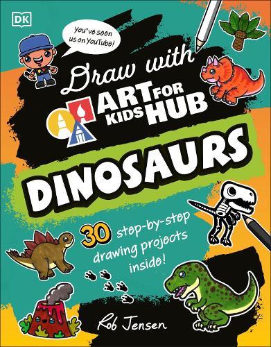 Draw with Art for Kids Hub Dinosaurs  by Art For Kids Hub at Abbey's Bookshop, 