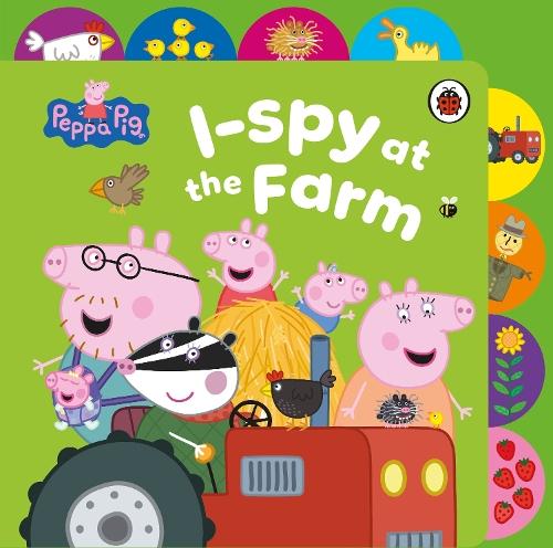 Peppa Pig: I Spy at the Farm: Tabbed Board Book  by Peppa Pig at Abbey's Bookshop, 
