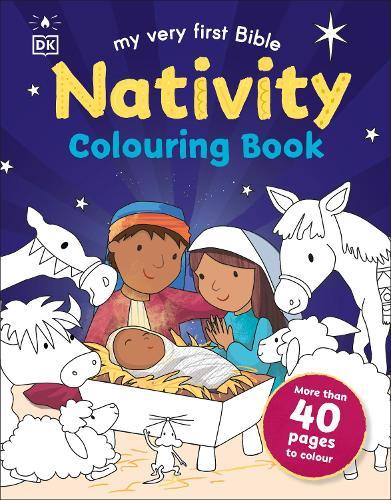 My Very First Bible Nativity Colouring Book: More than 40 Pages to Colour  by DK at Abbey's Bookshop, 