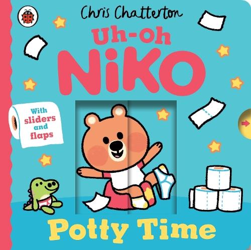Uh-Oh, Niko: Potty Time: a push, pull and slide story  by Chris Chatterton at Abbey's Bookshop, 