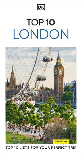 DK Top 10 London: Top 10 lists for your perfect trip, plus an all-weather folded map  by DK Travel at Abbey's Bookshop, 
