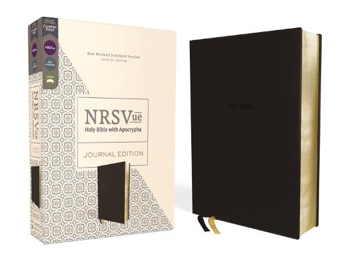 NRSVue, Holy Bible with Apocrypha, Journal Edition, Cloth over Board, Cream, Comfort Print