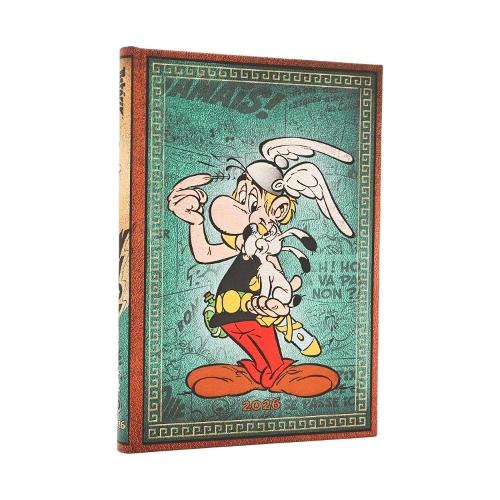 2026 Asterix the Gaul (The Adventures of Asterix) Midi 12-month Vertical Hardcover Flexi Dayplanner 2026 (Elastic Band Closure)  by Paperblanks at Abbey's Bookshop, 