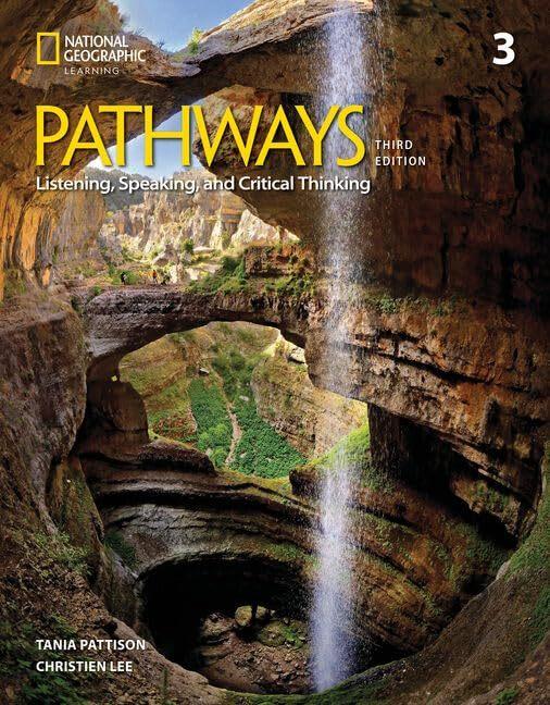 Pathways Listening, Speaking and Critical Thinking 3 Student Book 3rd Ed  by Becky Tarver Chase at Abbey's Bookshop, 