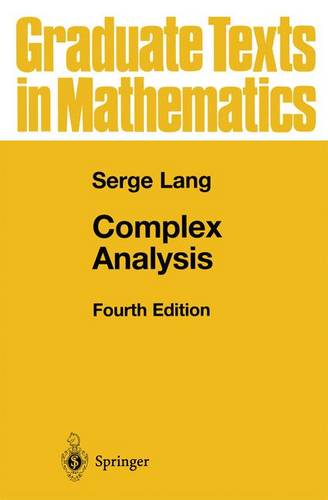Complex Analysis  by Serge Lang at Abbey's Bookshop, 
