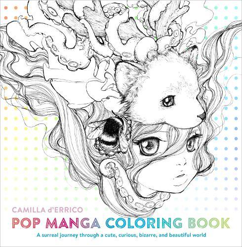 Pop Manga Coloring Book  by C D′errico at Abbey's Bookshop, 