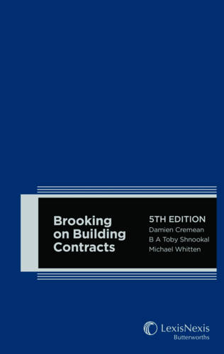 Brooking on Building Contracts  by D Cremean at Abbey's Bookshop, 