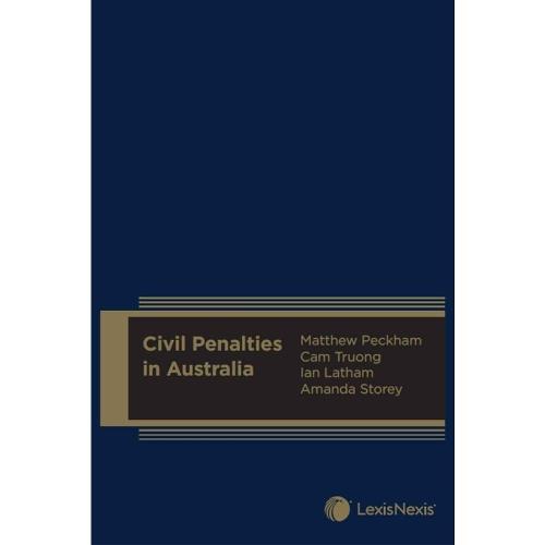 Civil Penalties in Australia  by I Latham at Abbey's Bookshop, 