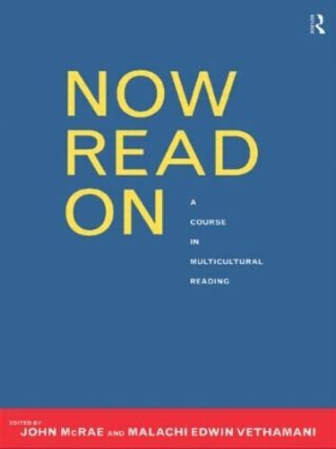 Now Read On: A Course in Multicultural Reading  by Malachi Edwin Vethamani at Abbey's Bookshop, 