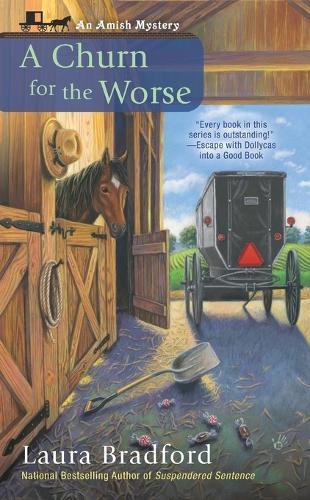 A Churn for the Worse: Amish Mystery #5  by Laura Bradford at Abbey's Bookshop, 
