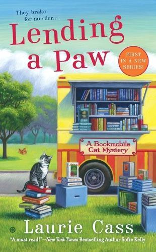 Lending a Paw: Bookmobile Cat #1  by Laurie Cass at Abbey's Bookshop, 