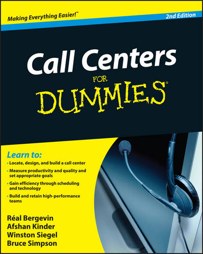 Call Centers For Dummies  by Real Bergevin at Abbey's Bookshop, 