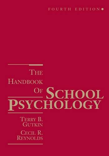 The Handbook of School Psychology  by Terry B. Gutkin (San Francisco State University) at Abbey's Bookshop, 