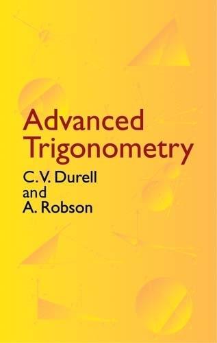 Advanced Trigonometry  by C.V. Durell at Abbey's Bookshop, 