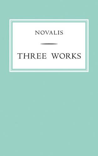 Three Works (German)  by Novalis at Abbey's Bookshop, 