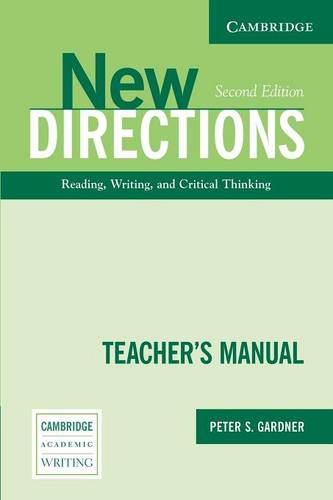 New Directions Students Book: Reading Writing and Critical Thinking