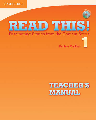 Read This 1 Teachers Manual & CD  PRICE ONLY WHILE STOCK LASTS  by Daphne Mackey (University of Washington) at Abbey's Bookshop, 