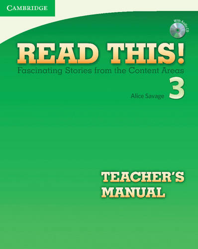 Read This 3 Teachers Manual & CD  by Alice Savage at Abbey's Bookshop, 