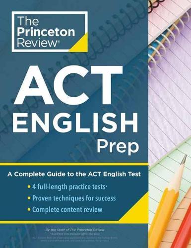 Princeton Review ACT English Prep: 4 Practice Tests + Review + Strategy for the ACT English Section  by Princeton Review at Abbey's Bookshop, 