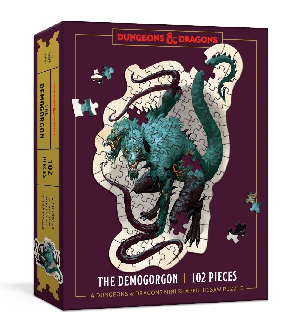 Dungeons and Dragons Mini Shaped Jigsaw Puzzle: The Demogorgon Edition  by Licensed, Official Dungeons and Dragons at Abbey's Bookshop, 