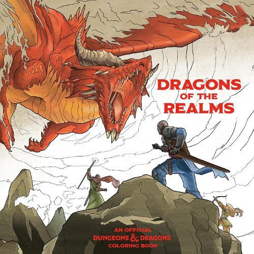 Dragons of the Realms: An Official Dungeons & Dragons Coloring Book  by Official Dungeons & Dragons Licensed at Abbey's Bookshop, 