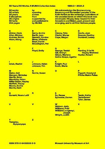 50 Years / 50 Works: A MUMA Collection Index