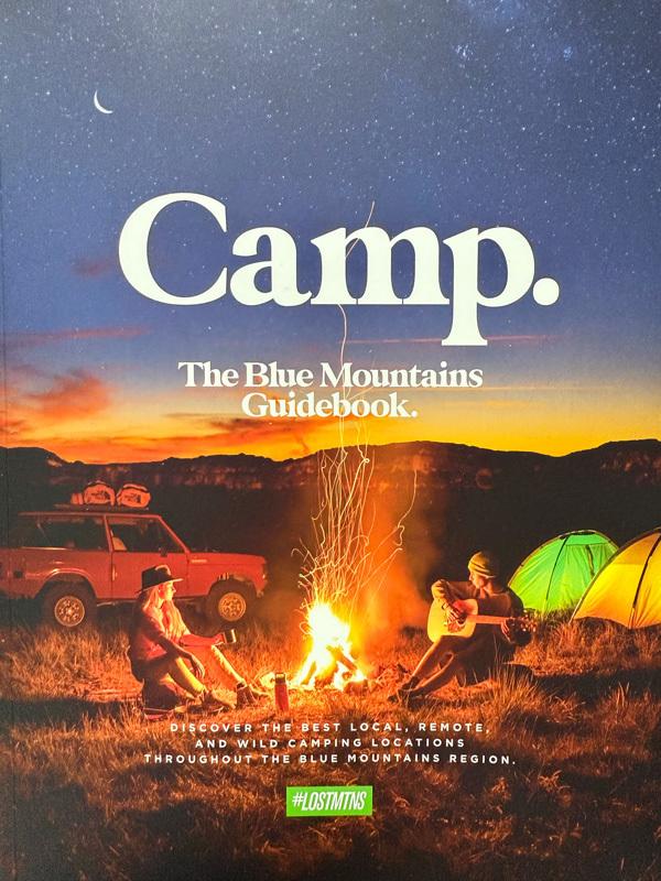 Camp: The Blue Mountains Guidebook  by #lostmtns at Abbey's Bookshop, 