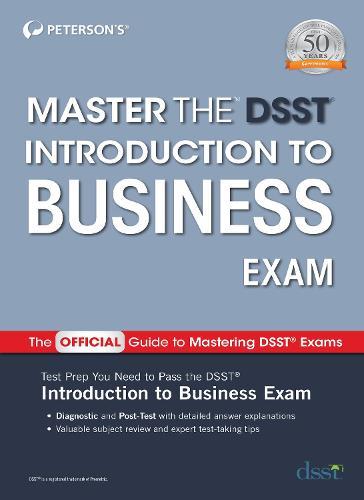 Master the DSST Introduction to Business Exam  by Peterson's at Abbey's Bookshop, 