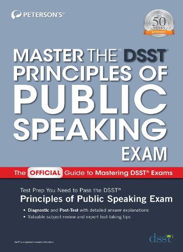 Master the DSST Principles of Public Speaking Exam  by Peterson's at Abbey's Bookshop, 