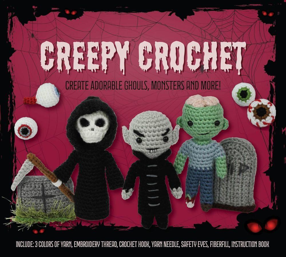 Creepy Crochet Kit  by Kati Galusz at Abbey's Bookshop, 