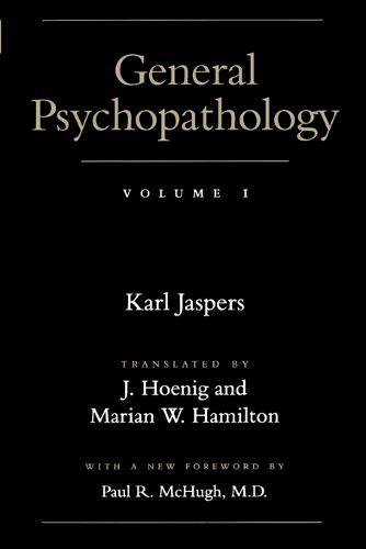 General Psychopathology  by Karl Jaspers at Abbey's Bookshop, 