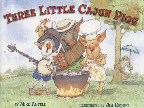 Three Little Cajun Pigs  by Mike Artell at Abbey's Bookshop, 