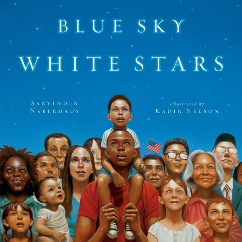 Blue Sky White Stars  by Sarvinder Naberhaus at Abbey's Bookshop, 