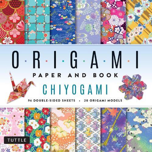 Chiyogami Origami Paper and Book: 20 Easy Models with 96 High Quality Folding Sheets (Double-Sided)  by Tuttle Studio at Abbey's Bookshop, 