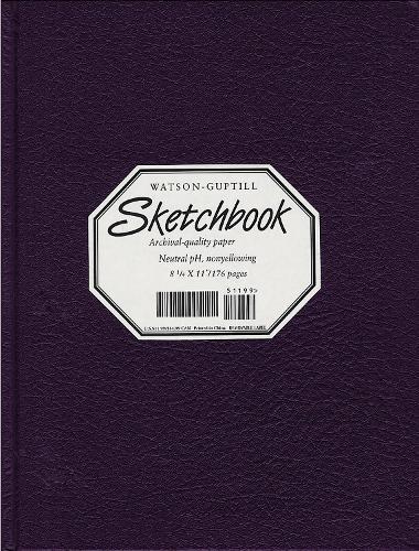 Large Sketchbook (Blackberry)  by Watson-Guptill at Abbey's Bookshop, 