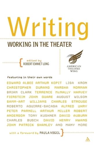 Writing: Working in the Theatre  by Robert Emmet Long at Abbey's Bookshop, 