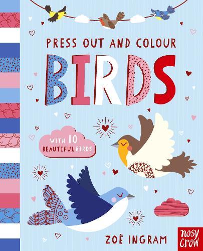 Press Out and Colour: Birds  by Zoe Ingram at Abbey's Bookshop, 