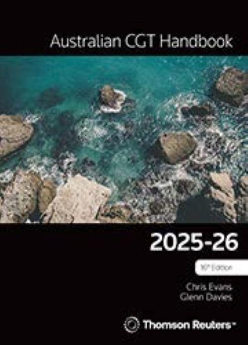 Australian CGT Handbook 2025-26  by Chris Evans at Abbey's Bookshop, 