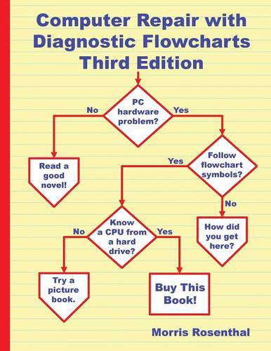 Computer Repair with Diagnostic Flowcharts Third Edition: Troubleshooting PC Hardware Problems from Boot Failure to Poor Performance  by Morris Rosenthal at Abbey's Bookshop, 