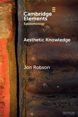 Aesthetic Knowledge  by Jon Robson (University of Nottingham) at Abbey's Bookshop, 