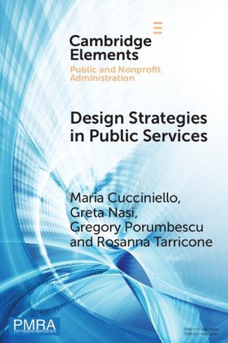 Design Strategies in Public Services  by Maria Cucciniello (Bocconi University) at Abbey's Bookshop, 