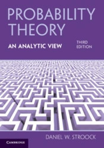Probability Theory, An Analytic View  by Daniel W. Stroock (Massachusetts Institute of Technology) at Abbey's Bookshop, 
