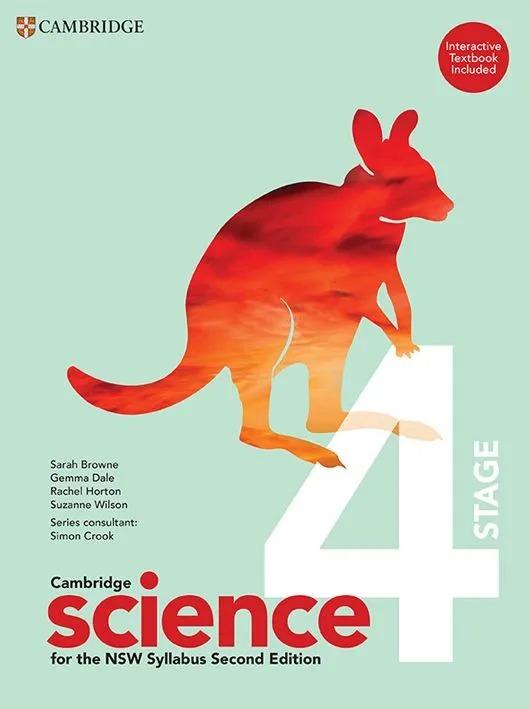 Cambridge Science for the NSW Syllabus Stage 4 (2ed print and digital)  by Sarah Browne at Abbey's Bookshop, 