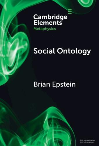 Social Ontology  by Brian Epstein (Tufts University) at Abbey's Bookshop, 