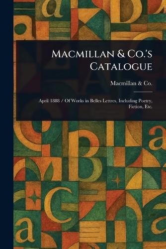 Macmillan & Co.'s Catalogue  by MacMillan & Co at Abbey's Bookshop, 